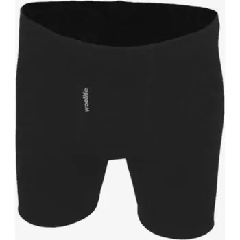 Trenýrky Pánské funkční trenýrky boxerky Merino 210 Černá S