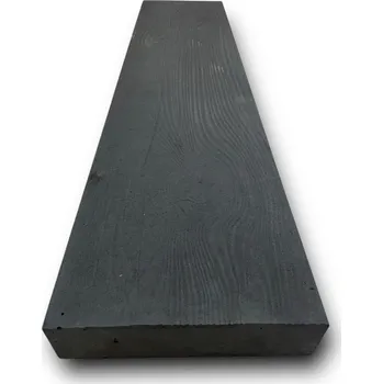 Dlažba Báča Beton Betonový pražec v imitaci dřeva (80 × 20 × 5 cm) Barva: Antracit