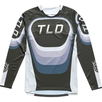 cyklistický dres Dres Troy Lee Designs SPRINT LS REVERB BLACK (32300100), L