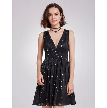 Dámské šaty Ever Pretty černé krátké šaty 5741 Velikost: XL / 42 / 10 / 14