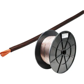 elektrický kabel Napájecí kabel 10 mm² / OFC měď - hnědý / 100 m role