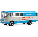 ZIL 158V autobus 1:43 - MODIMIO - Naše autobusy časopis s modelem #6 specialně ZIL 158V speciální edice - kovový model autobusu