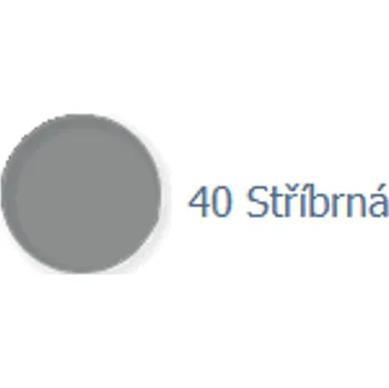 Speciální výtvarná barva Kontura na textil a hedvábí 20g stříbrná
