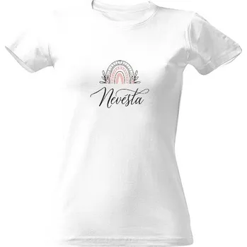 Dámské tričko Tričko s potiskem Nevěsta mini duha dámské
