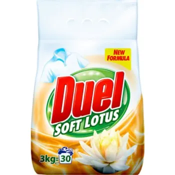 Prací prášek Kavoviny Duel prací prášek Soft Lotus, 30 dávek, 3 kg