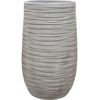 Květináč Baq Tornado Partner Grey Ø 37 cm / V 61 cm