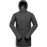 Alpine Pro PERFET ČERNÁ PÁNSKÝ NEPROMOKAVÝ KABÁT S MEMBRÁNOU PTX XXXL