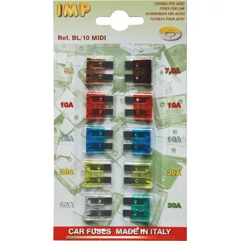 Autopojistky IMP Sada nožových pojistek