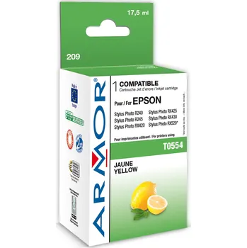 Cartridge Epson C13T055440 - T055440 kompatibilní žlutá Armor