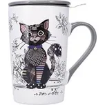 Hrnek 370 ml s pokličkou a sítkem TIS21U02 BUG ART KOOKS KIUB