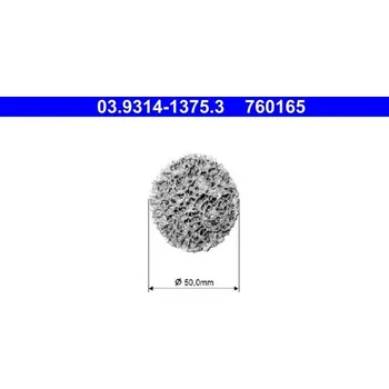 Čisticí kotouč, čisticí souprava - náboj kola ATE 03.9314-1375.3