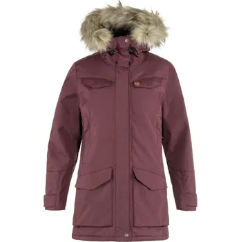 Dámská casual bunda FJÄLLRÄVEN Nuuk Pro Parka W, Port (vzorek) velikost: S