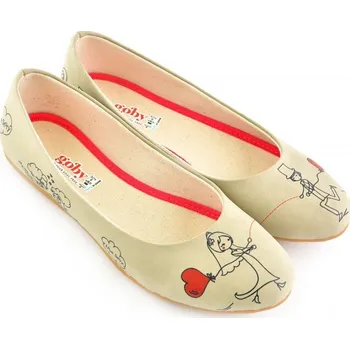 Dámské baleríny Dámské klasické balerínky Goby 1009 ženich a nevěsta 36