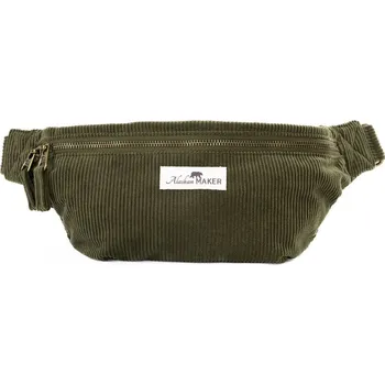 Ledvinka Alaskan Maker Manšestrová crossbody ledvinka Willow Khaki 1,75l