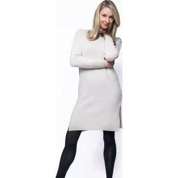 Dámské šaty Dámské šaty Kašmír Béžová XS