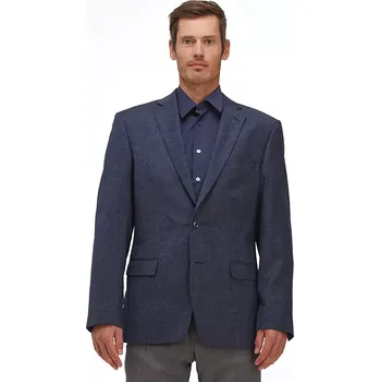 Pánské sako Pánské sako česaná vlna SUPER 110 s Modrá 48