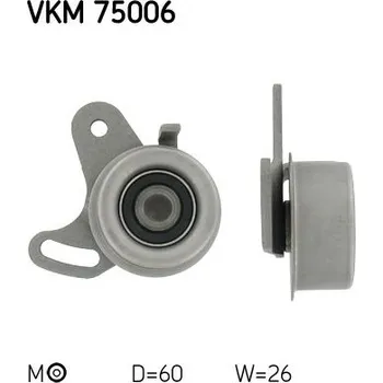 Auto-moto Napínací kladka, ozubený řemen SKF VKM 75006