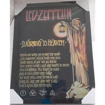 Obraz 3D měnící se obraz legendární skupiny Led Zeppelin (3 obrazy v 1 Skupina led Zeppelin.)