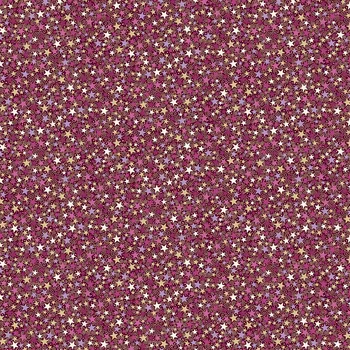 MAKOWER UK Látka bavlna v metráži se zlatým efektem 074R