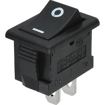 vypínač Kolébkový spínač - obdelnikový s vyzuální indikací O / I