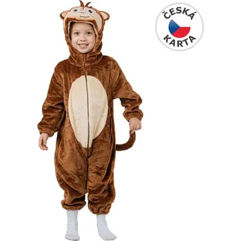 Karnevalový kostým Šaty na karneval - Opička 92-104 cm