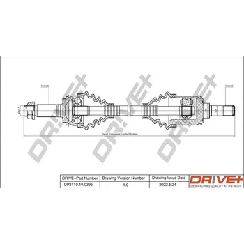 Poloosa kola Hnací hřídel Dr!ve+ DP2110.10.0395