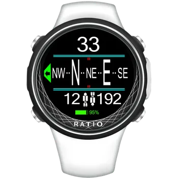 Potápěčský počítač RATIO Computers Potápěčský počítač iDive Color Tech+ bílé