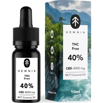 CBD CBD Olej 40% Bez THC, 4000 mg, 10 ml
