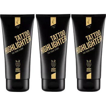 Tělový krém Angry Beards Tattoo Hightlighter Travis Ink Krém na tetování 3×75 ml