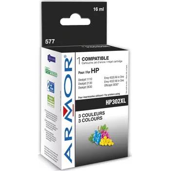 Cartridge HP F6U67AE - 302XL kompatibilní barevná Armor