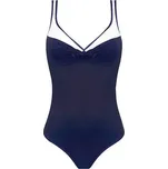 Plavky jednodílné ANTIGEL (FBB9227-21), Barva tmavě modrá, Velikost 75D