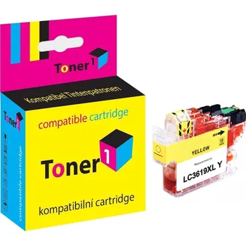 Cartridge Brother LC-3619XLY - LC3619XLY kompatibilní žlutá Toner1
