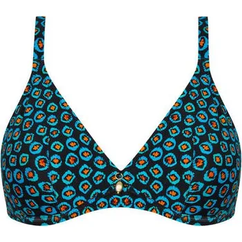 Dámské plavky Plavková nevyztužená podprsenka ANTIGEL (FBB3287-21), Barva tmavě modrá, Velikost 70F