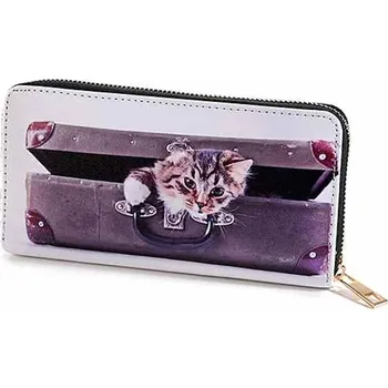 Peněženka Dámská peněženka 13zero3 vzor Číča v kufru