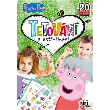 omalovánky Tetování s aktivitami Prasátko Peppa