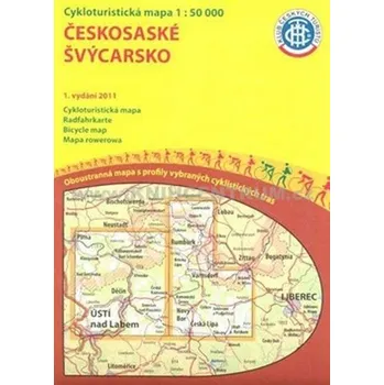 ČESKOSASKÉ ŠVÝCARSKO - CYKLOTUR.MAPA 1:50T OBOUSTRNNÁ MAPA -