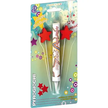 Dortová svíčka Dortová fontána se svíčkami - hvězdičky