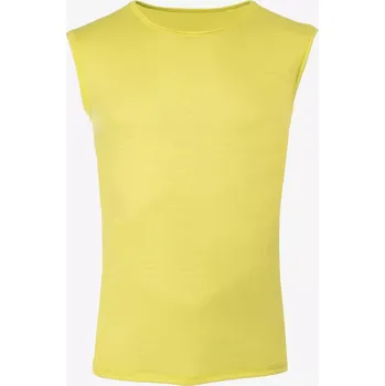 Pánské tílko Pánské funkční tílko Merino 140 Žlutá S