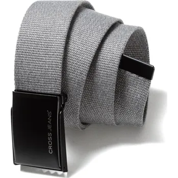 Opasek Pánský opasek Cross Jeans BELT 0561K-004 Grey Melange Délka: 100