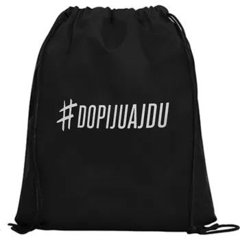 Sportovní vak Vak na záda - Dopiju a jdu Bílá