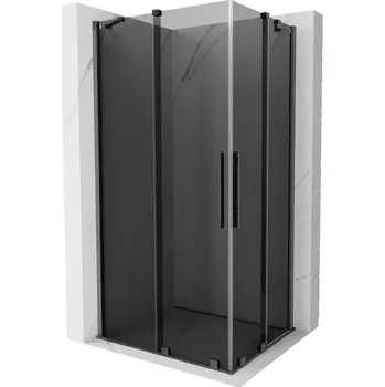 Mexen Velar Duo posuvná sprchová kabina 90 x 80 cm, grafit, kartáčovaný gun gray - 871-090-080-42-66 Sprchové kouty