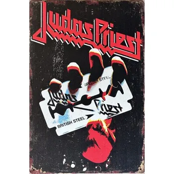 Plechová cedule Plechová cedule, skupina judas priest (Plechová cedule, skupina judas priest)