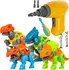 ostatní stavebnice Kruzzel 24723 Šroubovací dinosauři s vrtačkou