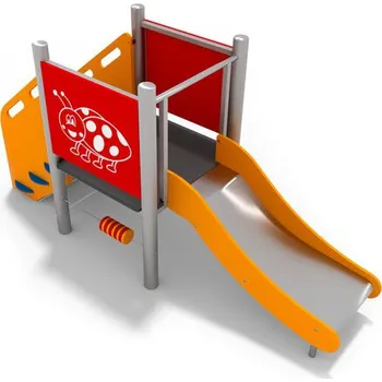 Dětské hřiště Playground System Herní sestava z nerezu se skluzavkou 11573