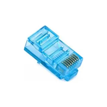 Síťový kabel Konektor RJ45 - UTP CAT5 CAT5E 8P8C - univerzální modrý