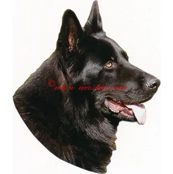 Samolepka německý ovčák dlouhosrstý - archiv 459