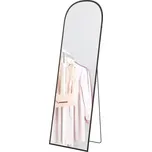 HOMCOM Celoplošné zrcadlo 1615 x 50 cm Stojací zrcadlo s rámem z hliníkové slitiny do obývacího pokoje Ložnice Černá | Aosom.de