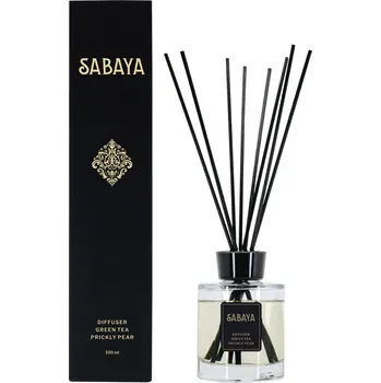 Aroma difuzér SABAYA aroma difuzér Zelený čaj a opuncie 100 ml