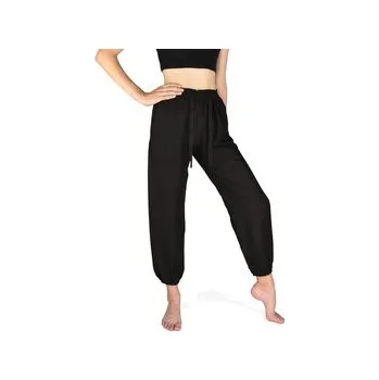 Dámské oblečení Kalhoty jóga TAWIN, hnědé S