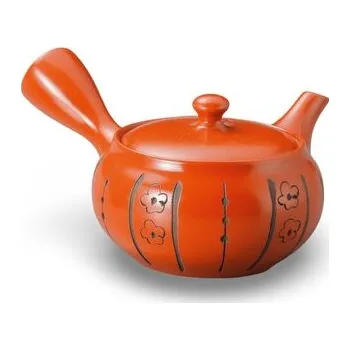 Konvice na čaj Keramická konvice Kyusu hnědá var. P 280 ml